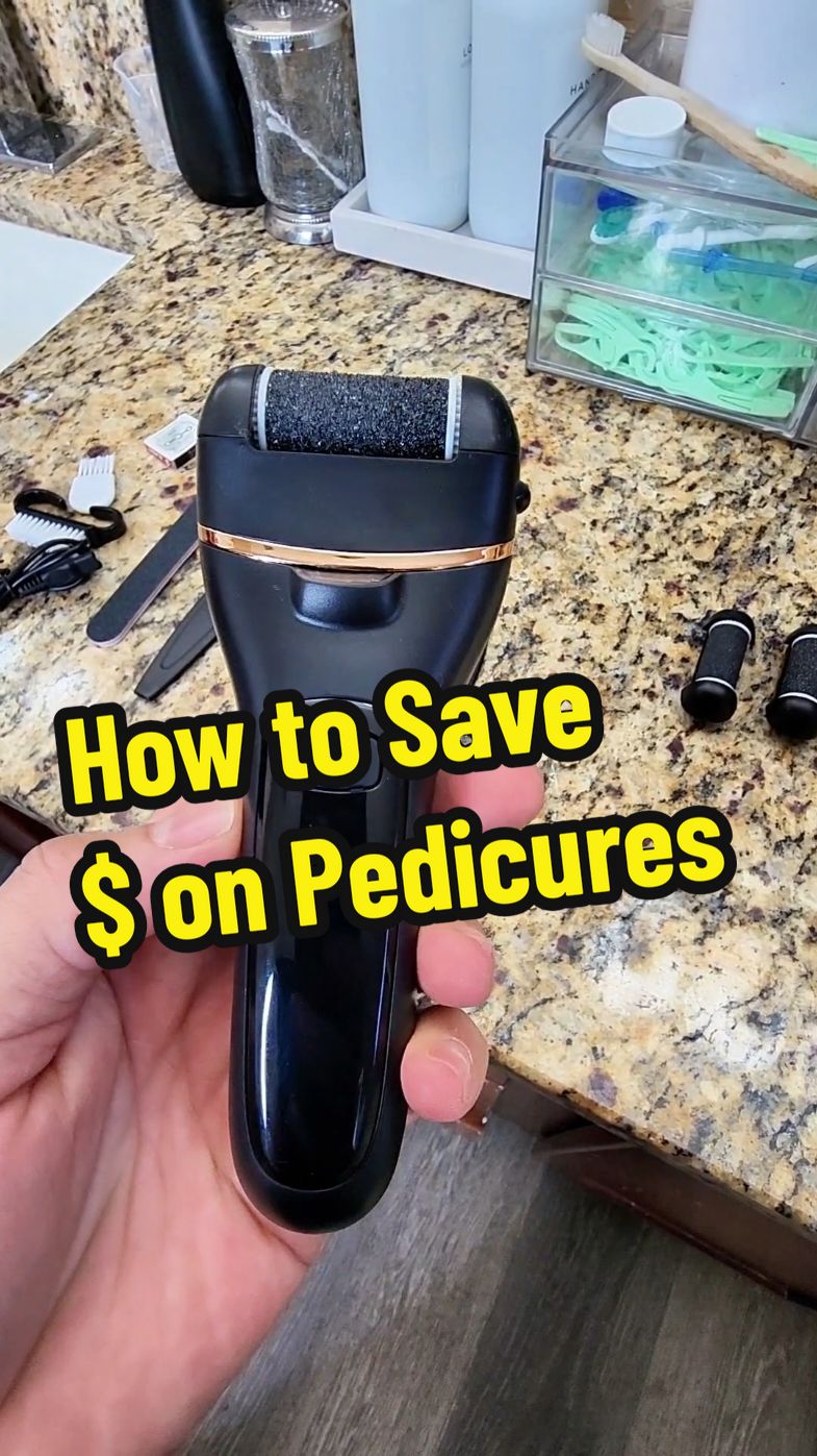 Never pay for a Pedicure when you have this Electric Foot File. Comes with soo much more though! You have to try it to believe it! #pedicure #pedi #pedicurekit #footfiler #pedicura #pedicuretime #pedicuresalon #pedicureathome #pedicuretraining 