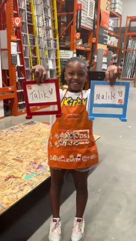 Home Depot Kids Workshop #HomeDepot #KidsWorkshop #HomeDepotKidsWorkshop #DryEraseBoard #DIY #FY #FYP #HerBrothersKeeper  