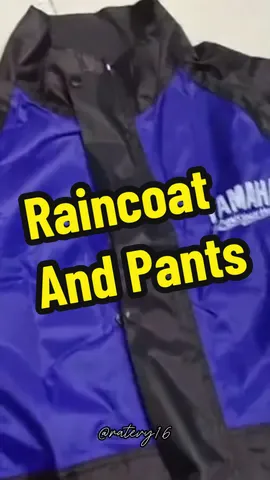 Yamaha (Blue) / Honda (Red) One Layer Raincoat with Pants / Rain Coat Motorcycle Baju Hujan Motor Waterproof Phone Case #bajuhujan #raincoat #raincoatwithpants #bajuhujanmotor #waterproofraincoat #ratevy16 