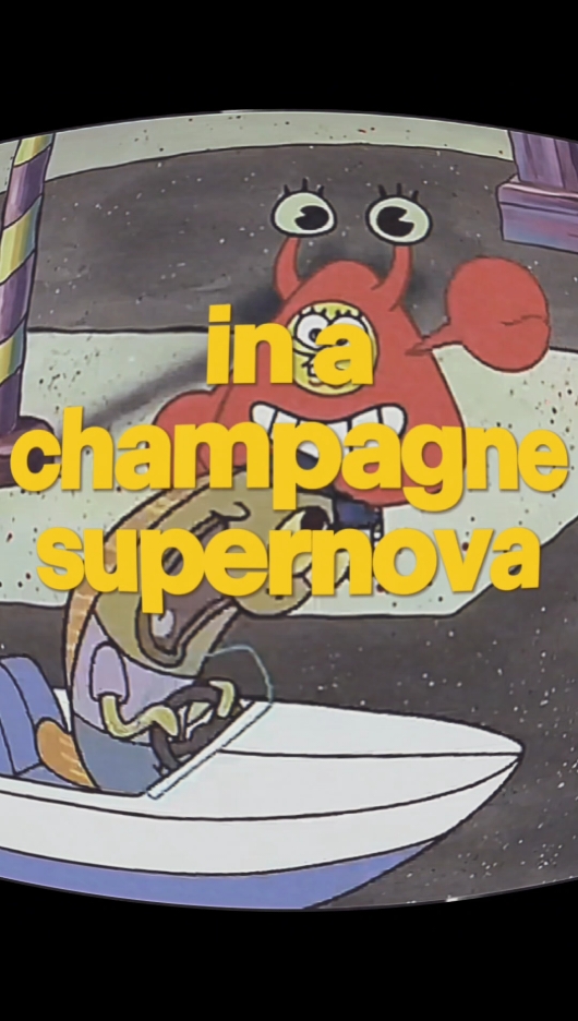 #liriklagu #oasis #champagne #supernova #spongebob 