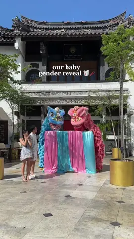 Our baby’s gender reveal ❤️💗 @Miniglazee is a….  #genderreveal 