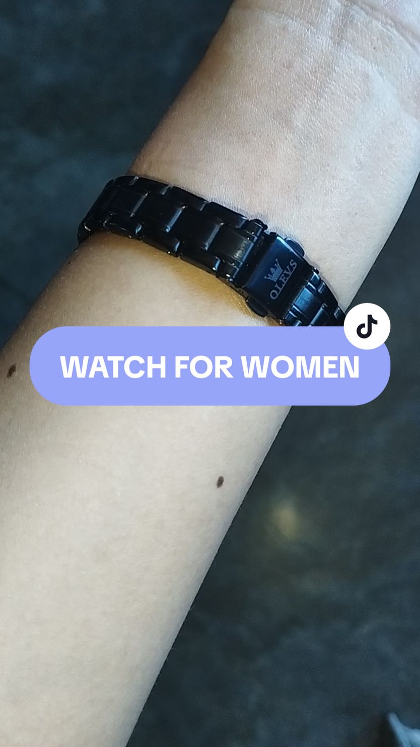 10/10 ako sa black watch na to beh🥴 #waterproofwatch #watchforwomen #watch #blackwatch #relo #watchrecommendations #watchrecommendation 