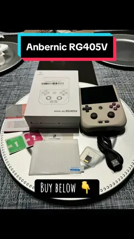 Anbernic RG405V Handheld Game Console for Summer, 4.0 Inch IPS Touch Screen Game Console, Portable Game Console with Game Card & Screen Protector & Type-C Cable, Gamer Console #anbernic #anbernicrg405v #gaming #gamingconsole  #retrogames #retrogaming #portableconsole #retroconsole #TikTokShop #dealsfordays #handheldgame #games #GamingOnTikTok #retrogaming 