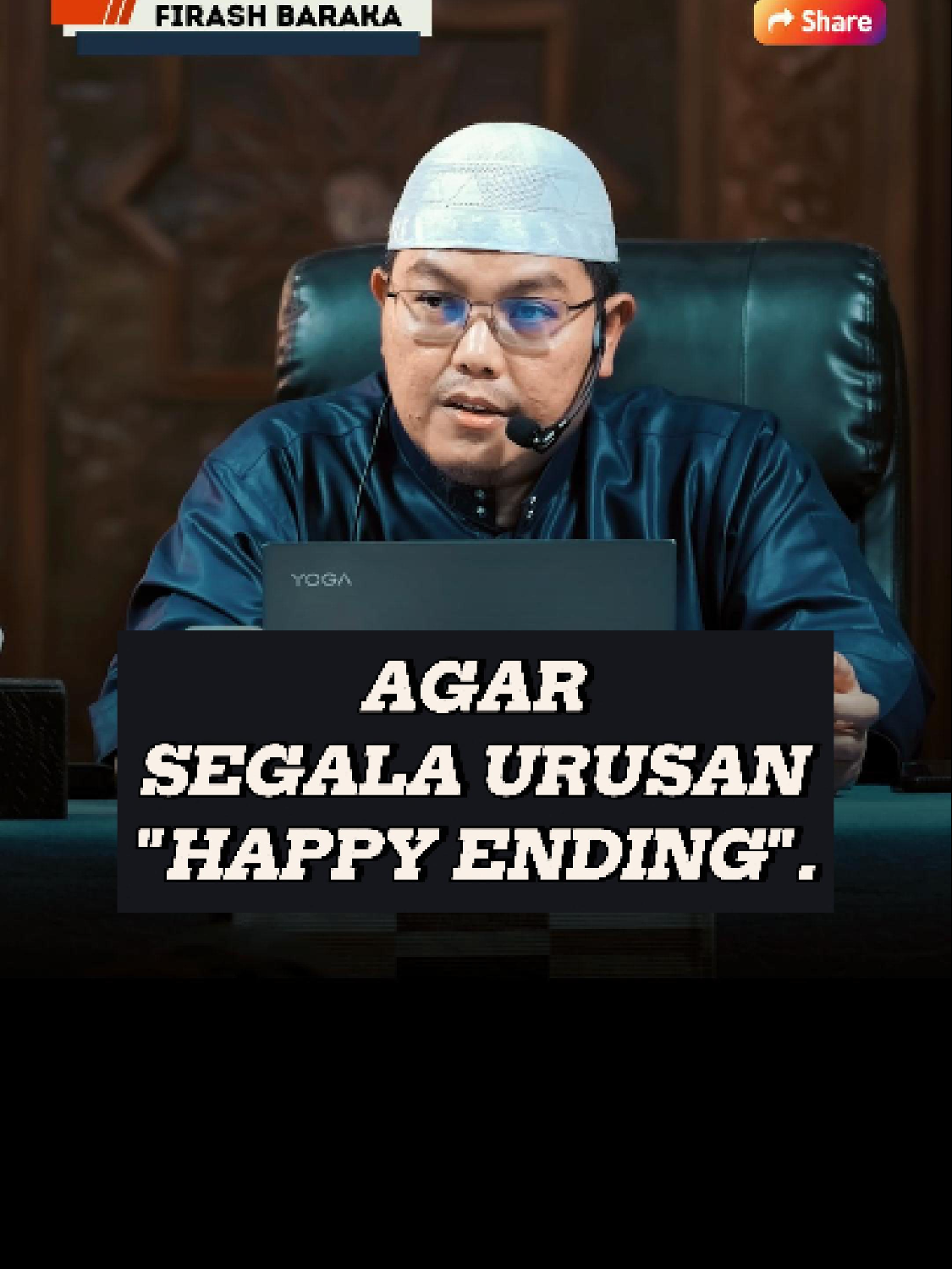 [AGAR SEGALA URUSAN HAPPY ENDING] - Ustadz Dr. Firanda Andirja hafizahullah #fyp #doa #firashbaraka