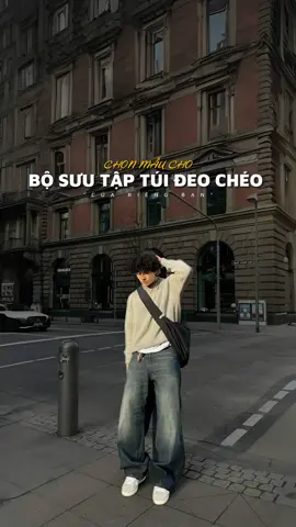 Lên túi đeo chéo cho anh em #tuideocheo #tuideocheonam #outfit #outfitideas #phoidonam #xuhuobg 
