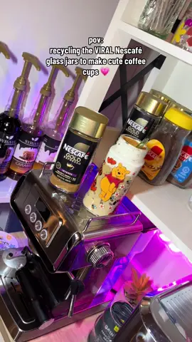 the Nescafé Gold Espresso glass jars make the cutest coffee cups ☕️💗  #coffee #coffeetiktok #coffeetok #coffeetime #nescafegold #nescafe #nescafegoldespresso nescafe gold espresso #creatorsearchinsights 