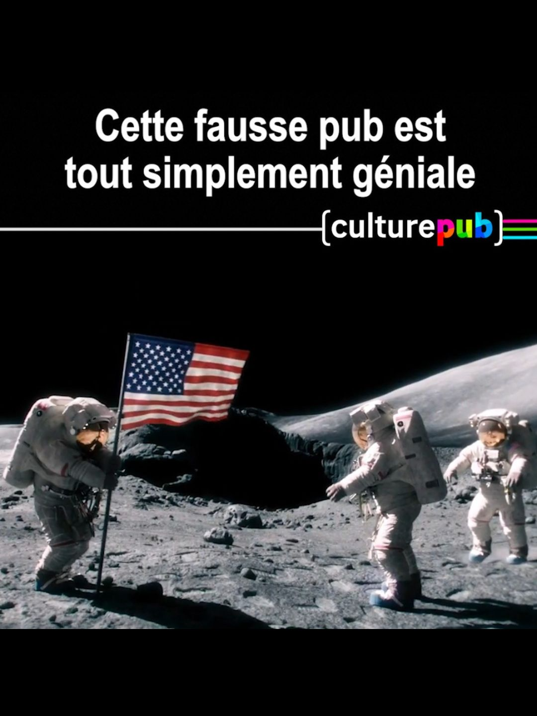 Une belle animation, du suspense, de l'humour, une fin inattendue... La fausse pub parfaite ! 👨‍🚀🤣 #space #astronaut #moon #monster #run #smash #funny #video  #best #ad #tv #commercial #foryou #fyp #pub #pourtoi #culturepub #france #french #media