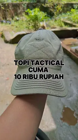 Topi 10 ribu #belilokal #wibgajian #tiktokshopindonesia #topitactical #topimurah #topi 
