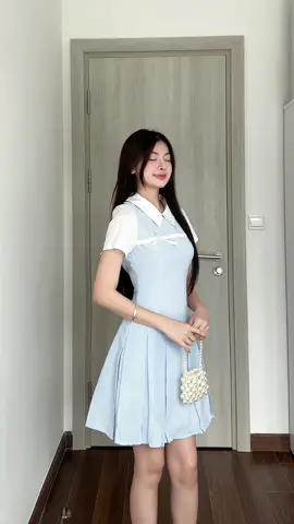 Váy này xinh quá #embetocvang #xuhuong #muataitiktok 