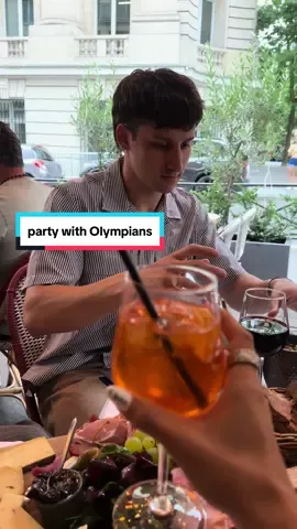 PARTY WITH OLYMPIANS IN PARIS 🇫🇷 🥳 #parisolympics2024 #paris #olympics #olympics2024 #swimming 