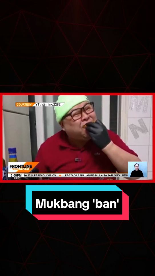 Pinag-aaralan ng Department of Health #DOH na ipagbawal ang mukbang videos. Kasunod ito ng pagkamatay ng isang vlogger kamakailan. #FrontlineWeekend #News5 #BreakingNewsPH