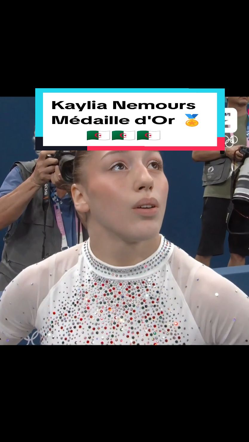 L'algérienne Kaylia Nemours a obtenu la médaille d'or aux barres asymétriques aux jeux olympiques d'été à Paris 2024 #olympics #kaylianemour #algeria #🇩🇿 #goldmedal #algerie #sport #sports #sportlover #sportstiktok #winner #algerienne #algerie🇩🇿 #dzair #djazair #tahiadjazair #bladi #bledi #algerienne🇩🇿 #tunisia🇹🇳 #maroc #proud #tiktok #tiktokglobal #tiktokworld #competition #winningisntforeveryone 