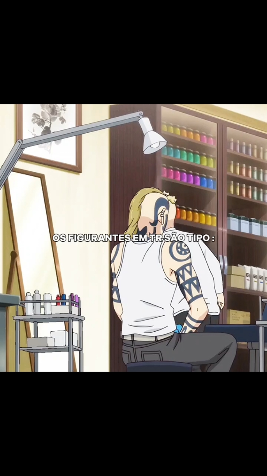 O cara cortando as unhas na casa do draken KKKKKK #tokyorevengers #anime #takemichi #draken 