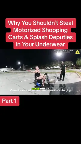 Why You Shouldn't Steal Motorized Shopping Carts & Splash Deputies in Your Underwear