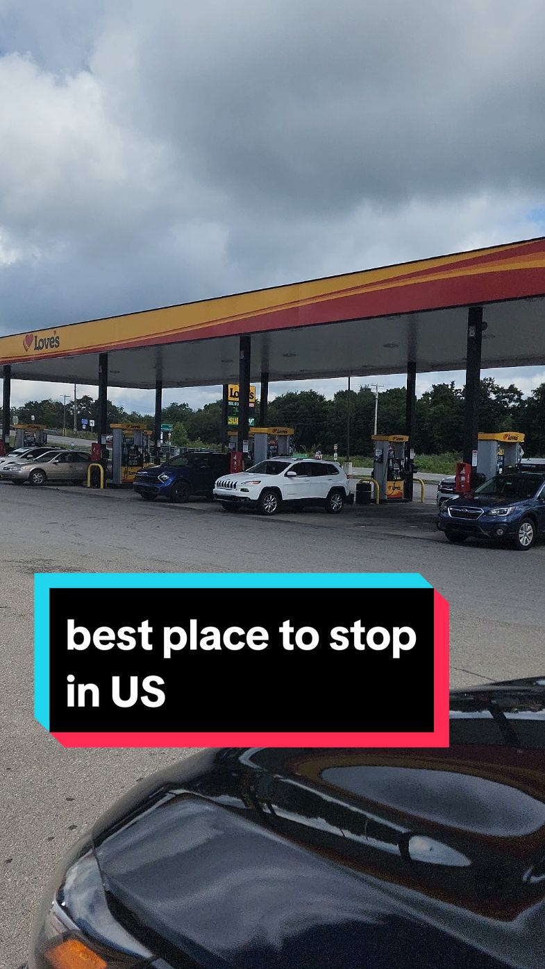 gas, , snacks, food, washrooms/restrooms, and showers all under one roof #lovestravelstop #roadtrip #travel #tips #hacks #mustvisit #usa #canada #foryou #fyp 