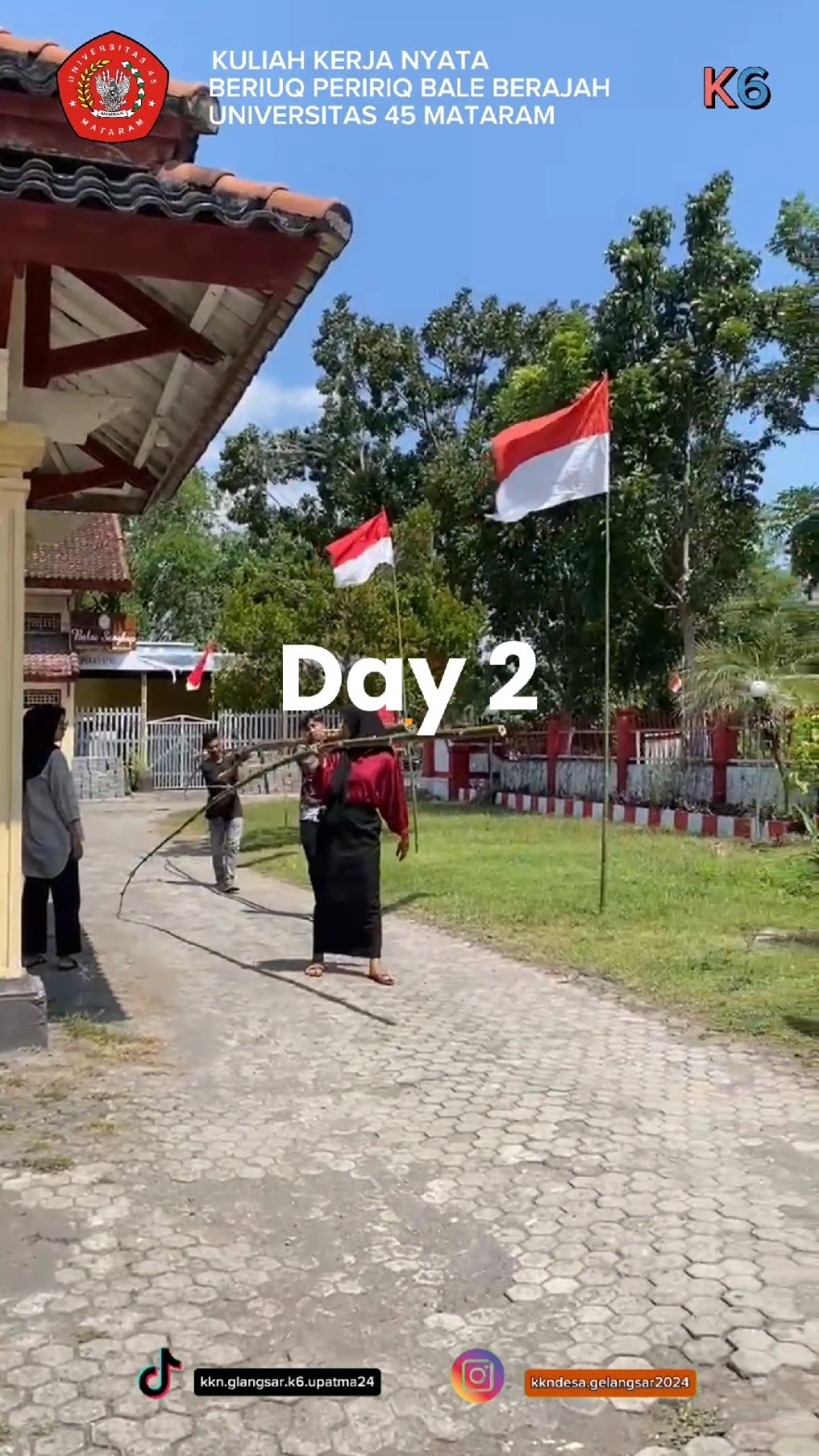 day2.  #KKNUPATMA2024 #PERIRIQBALEBERAJAH  #universitas45mataram  #kkn #🔥 