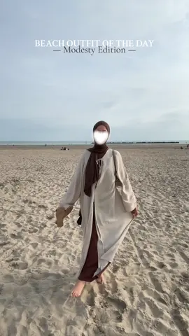 VACATION MOOD 🌊 #vacationoutfits #Summer #sea #beachoutfit #modesty #hijabi 