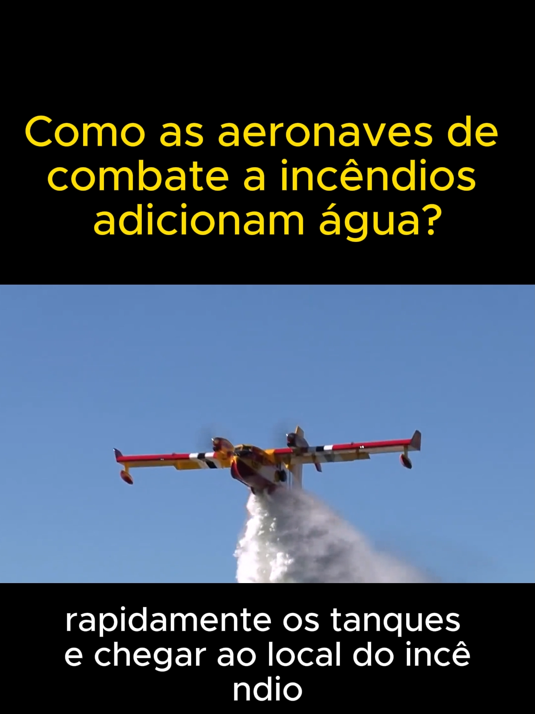 Como as aeronaves de combate a incêndios adicionam água? #Incêndio #AviãoDeCombate #Aviação #Avião #tecnologia #Ciência #Curiosidades #Inovação #DesastresNaturais #Bombeiros