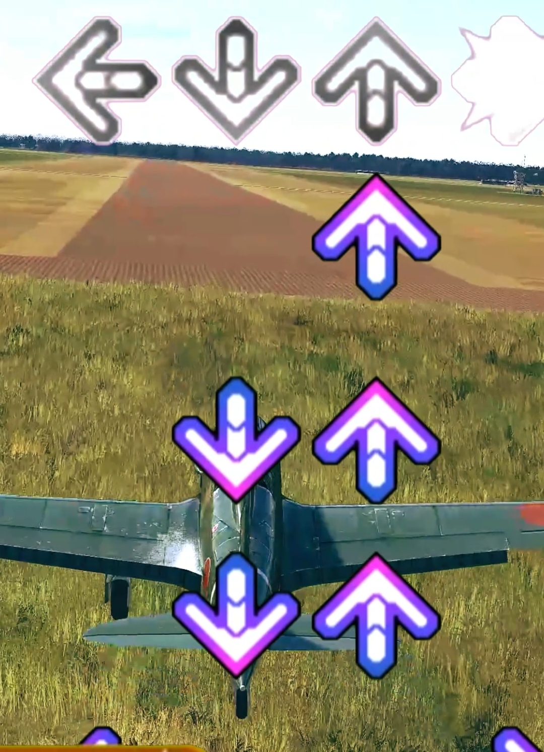 How to land a plane Japanese style (re-upload) #fyp #il2 #gaming #warthunder #warthundervideo #warthundertiktok #meme #anime #aviation 