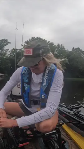 For practice on the Susquehanna River, I chucked a 120 and a 105 Berkley Fishing choppo around.  It’s no secret these fish love it, but I also know about 200 anglers would be throwing one all week! #bassfishing #girlswhofish #fishing #bassmaster #kayakfishing #kayakbassfishing
