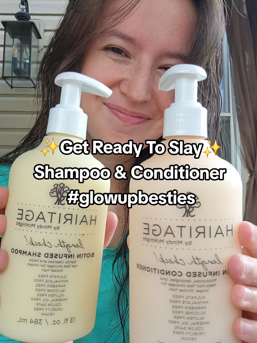Add To Cart Above! 🎉 10/10 I'm super impressed by these. LOVE that these have biotin and Jamacian Black Castor Oil!!! Sponsored. #hairitagebymindy #shampooandconditioner #haircare #hairhealth #quality #ttshop #tiktokshop #hairoil #hairtok #MomsofTikTok #productreview 