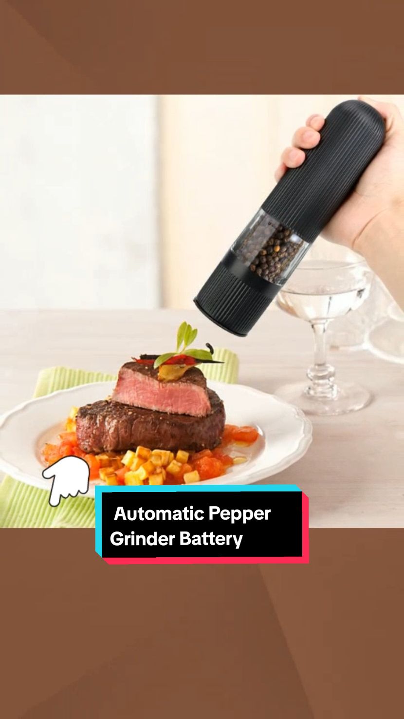 Only ₱219.00 for Automatic Pepper Grinder Battery Powered Salt Pepper With LED Light Home Kitchen Tool MH! Don't miss out! Tap the link below