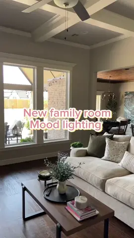 added some new  Family room mood lighting #decor #lights #decoration #vibes