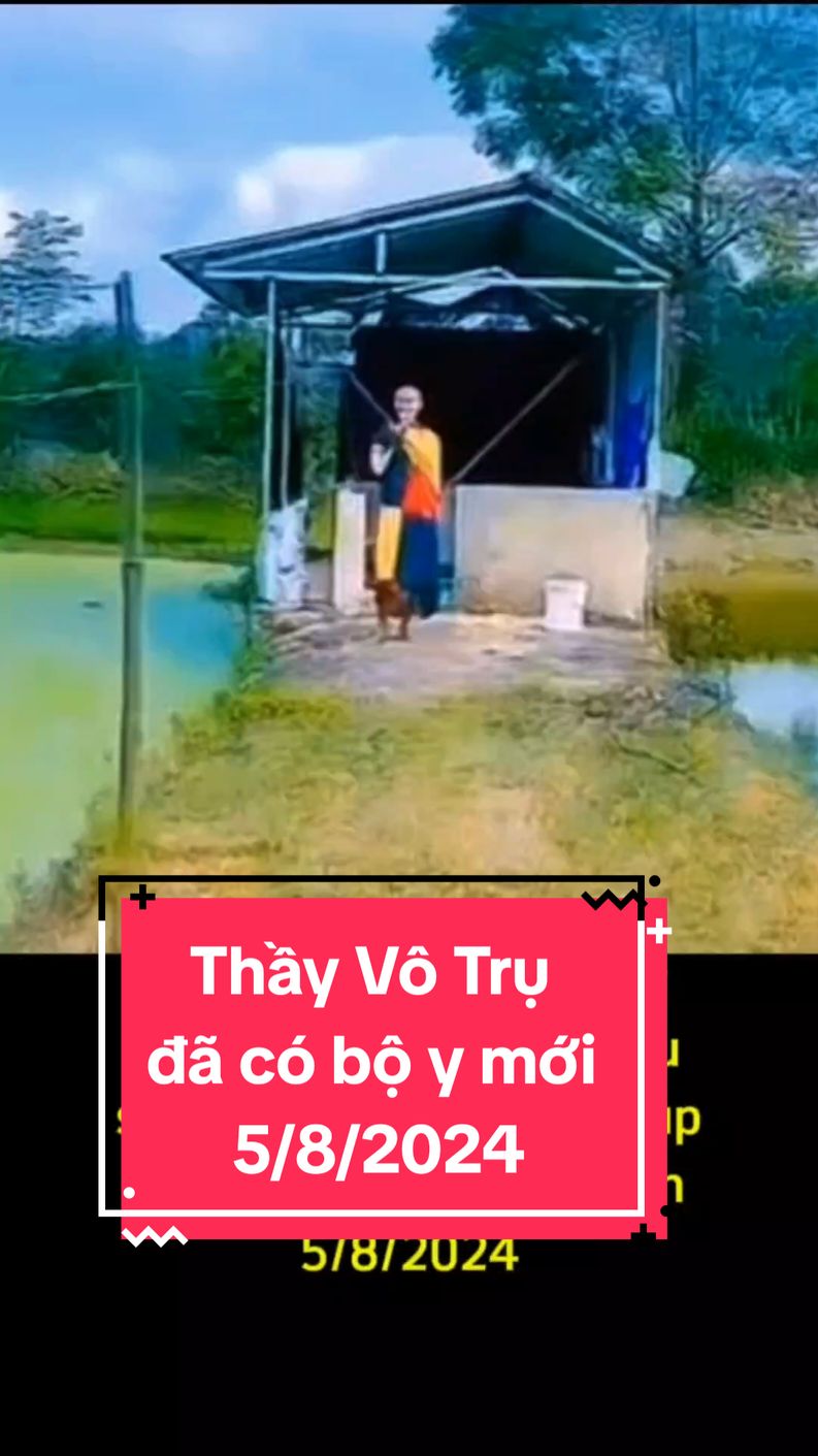 Thầy Vô Trụ mặc y phấn tảo mới rất đẹp 5/8/2024 #anhsangtubitmt #thaythichminhtue #thichminhtue #13hanhdauda #thayvotru 