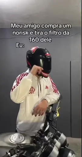 Aperar q norisk é pra quem dança né kkk ?#viral #foryoupage #amigos #norisk #moto #160 #zueira 