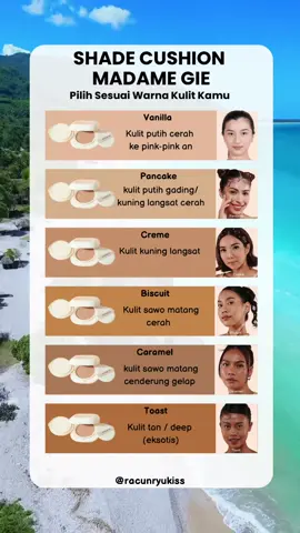 nih buat kalian yang masih bingung pilih shade cushion madame gie #cushion#madamegie#madamegiecosmetics 