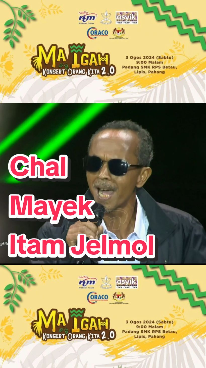 Wow! Power abang Itam ni, lagu rancak pun dibawakan dengan sangat bertenaga, min memang nak tengok lagu 