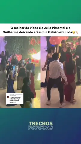 Respondendo a @Day Gonçalves o Guilherme indo na onda da Júlia kakakakakakakakka #yasmingalvao #familiapimentel #juliapimentel #famosos #fofoca #viral #fyp 
