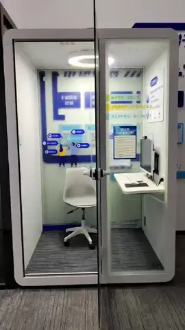 Office booth supplier here, soundproof booth #booth #cabin #pods #soundproofroom #workspace 