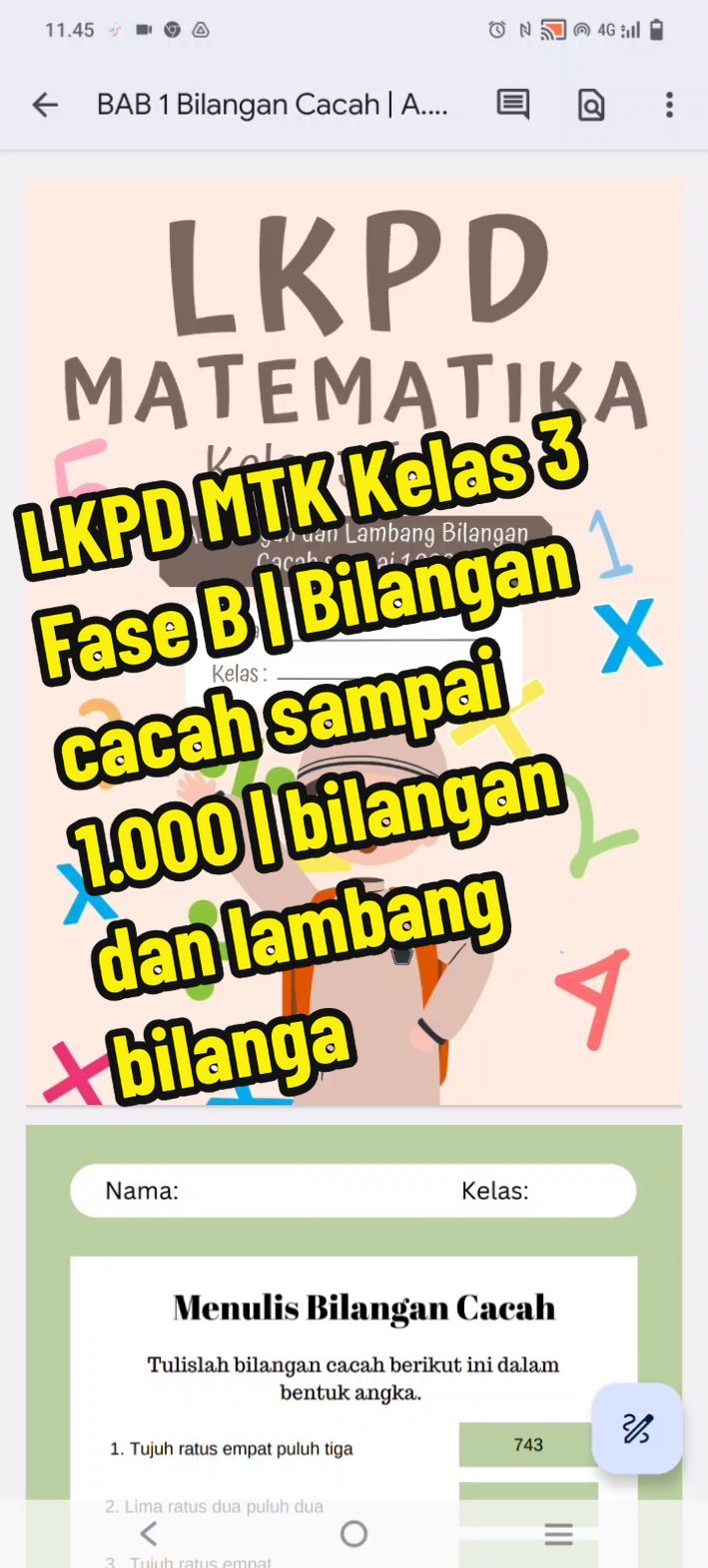 LKPD MTK KELAS 3| Bilangan Cacah sampai 1.000 | A. Bilangan dan lambang bilangan #lkpd #materimtk #mtkkelas3 #mtkkelas3sd #mtksd #mtk #bilangancacah #bilangancacahsampai1000  #materiipas #materikelas3 #kurmer #kurmerdeka #kurmerkelas3  #kurikulummerdeka #merdekabelajar #ipaskelas3 #ipaskelas3sd #hewandisekitar #bab1kurmer #vertebrata  #invertebrata #hewanvertebrata  #hewaninvertebrata #pancaindra  #pancaindera #pancaindramanusia #anaksd #anakmurid #muridsd #guru #gurumuda #gurusd 