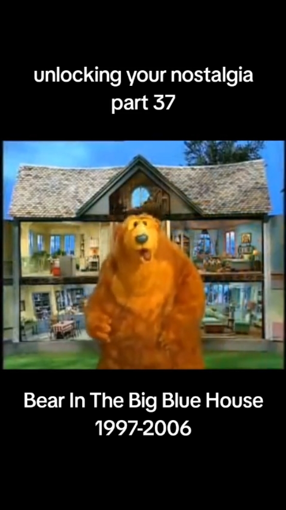 Bear in the big blue house #fypage #fyp #viral #fypシ #childhood #nostalgia #2000s #2000snostalgia #memory #kidsshows #australia #aussie #90s #abc #tv #bearinthebigbluehouse 