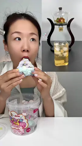 Flower tea 드디어 샀다!! #mukbang #먹방 #fyp #food #asmr 