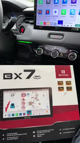 Màn Hình Android Thông Minh dành cho Ô Tô và được lắp trên 1 chiếc Honda HRV 2024. #Bravigobx7 #Honda_HRV #Bravigo #Android #KhacTrungoto 