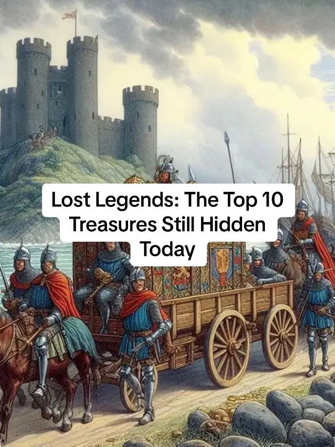 Perhaps this list of hidden treasures that remain untracked will inspire you to go on your own treasure hunt! ⚱️🤴 #HistoryTime #historytok #historyfacts #historylesson #historygeek #historychannel #historyclass #historybuff #historylesson #historylovers #historyteacher #treasure #losttreasure #historytiktok 