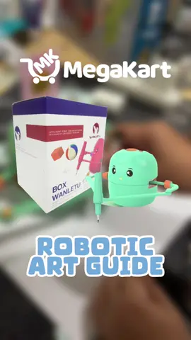 ROBOTIC ART GUIDE! #fyp #robotic #educational #toy #megakartph #drawing #shopnow #follower 