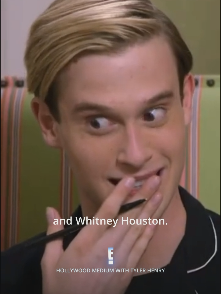 #tylerhenry CONNECTS with Whitney Houston! 👼🤍 #eentertainment #entertainment #hollywoodmedium #whitneyhouston