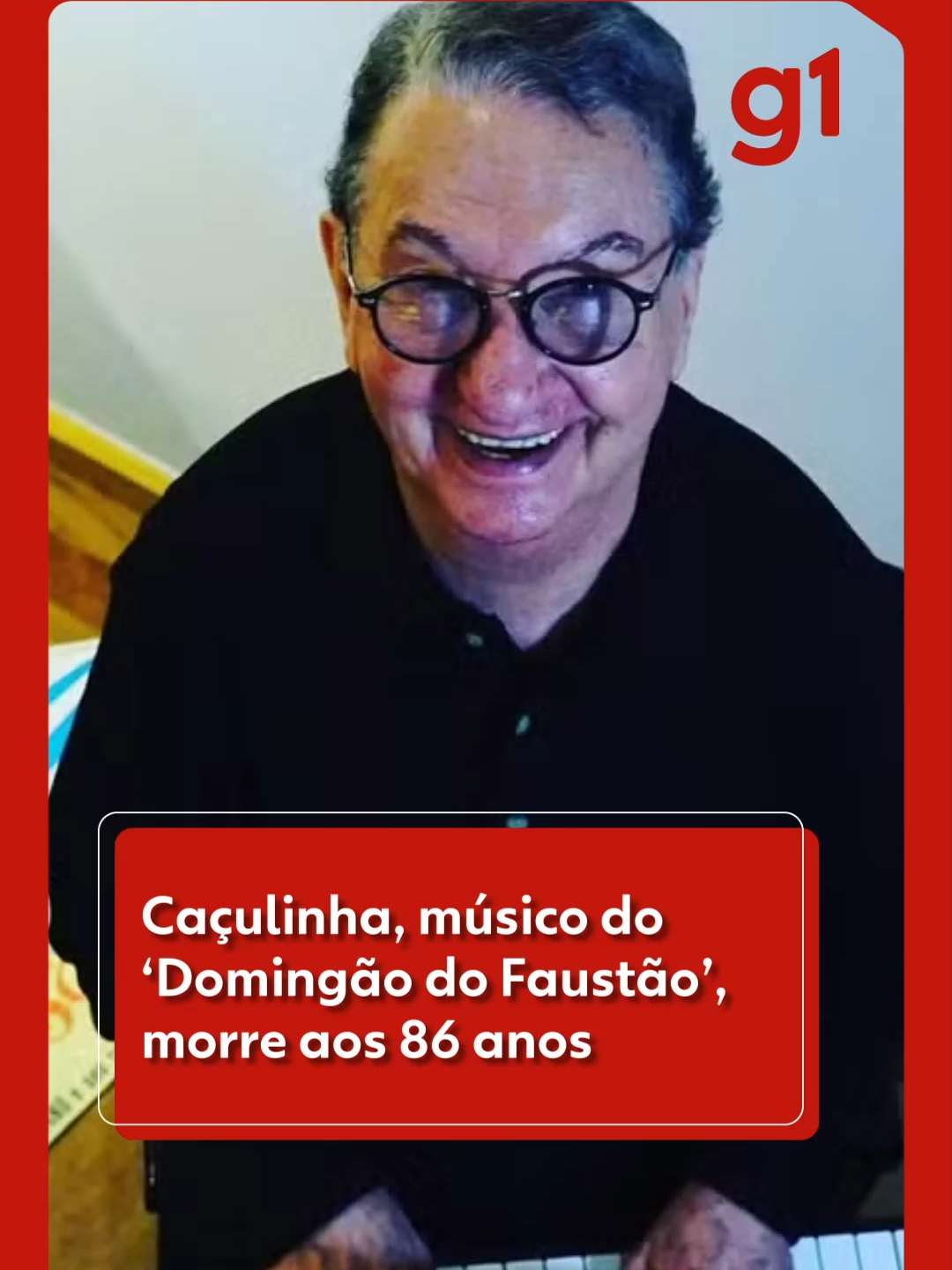 Despedida - O músico e compositor Rubens Antônio da Silva, mais conhecido como Caçulinha, morreu aos 86 anos na madrugada desta segunda-feira, segundo familiares. Ele estava internado havia cerca de dez dias no Hospital Sancta Maggiore, em São Paulo, onde se recuperava de um infarto. Caçulinha se tornou nacionalmente conhecido por suas participações no Domingão do Faustão, ao produzir a trilha sonora do programa ao vivo por mais de 20 anos. Natural de São Paulo, Caçulinha nasceu em 1938 numa família musical. O pai dele, Mariano de Silva, foi um grande compositor sertanejo que fez sucesso no interior de São Paulo, principalmente em Piracicaba. Aos 20 anos, Caçulinha já tocava piano, violão, acordeão e escaleta, além de se apresentar em boates na noite paulistana. Ao longo da carreira, gravou 31 discos de vinil. O mais recente foi lançado em novembro de 2019, em comemoração aos 60 anos de carreira na música e na televisão brasileira. De acordo com os familiares, o velório será na Capela do Cemitério São Paulo, em Pinheiros, na Zona Oeste da capital paulista, das 11 às 15h. O sepultamento será às 16h no mesmo local. Leia mais sobre a trajetória dele no #g1 #caçulinha #domingãodofaustão #tiktoknotícias