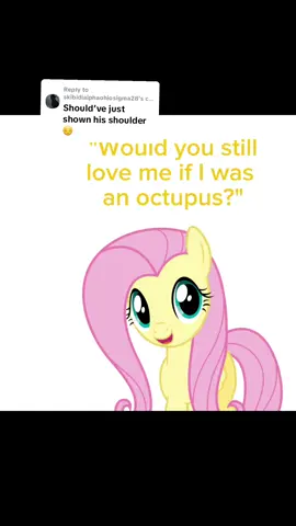 Replying to @skibidialphaohiosigma28 Hey thats my shoulder! #mlpfriendshipismagic #mlpfandom #mlp #mylittlepony #mylittleponyfriendshipismagic #mylittleponyfandom #fluttershy #fluttershymlp #rainbowdash #rainbowdashmlp #flutterdash 