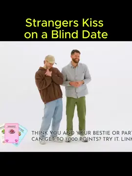 Strangers Kiss on a Blind Date #fyp #foryou #Strangers #Kiss #Blind