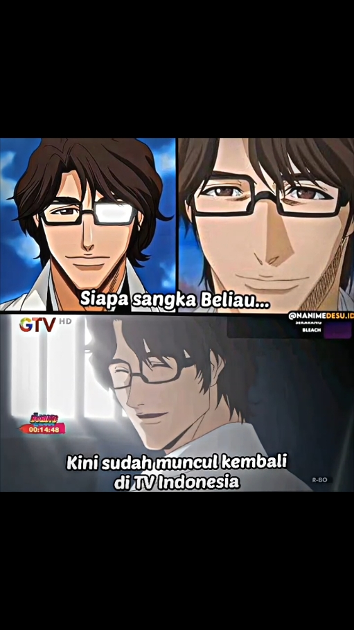 sih beliau udh ad di TV aj nih😹#bleach #aizen #gtv #anime #fyp 