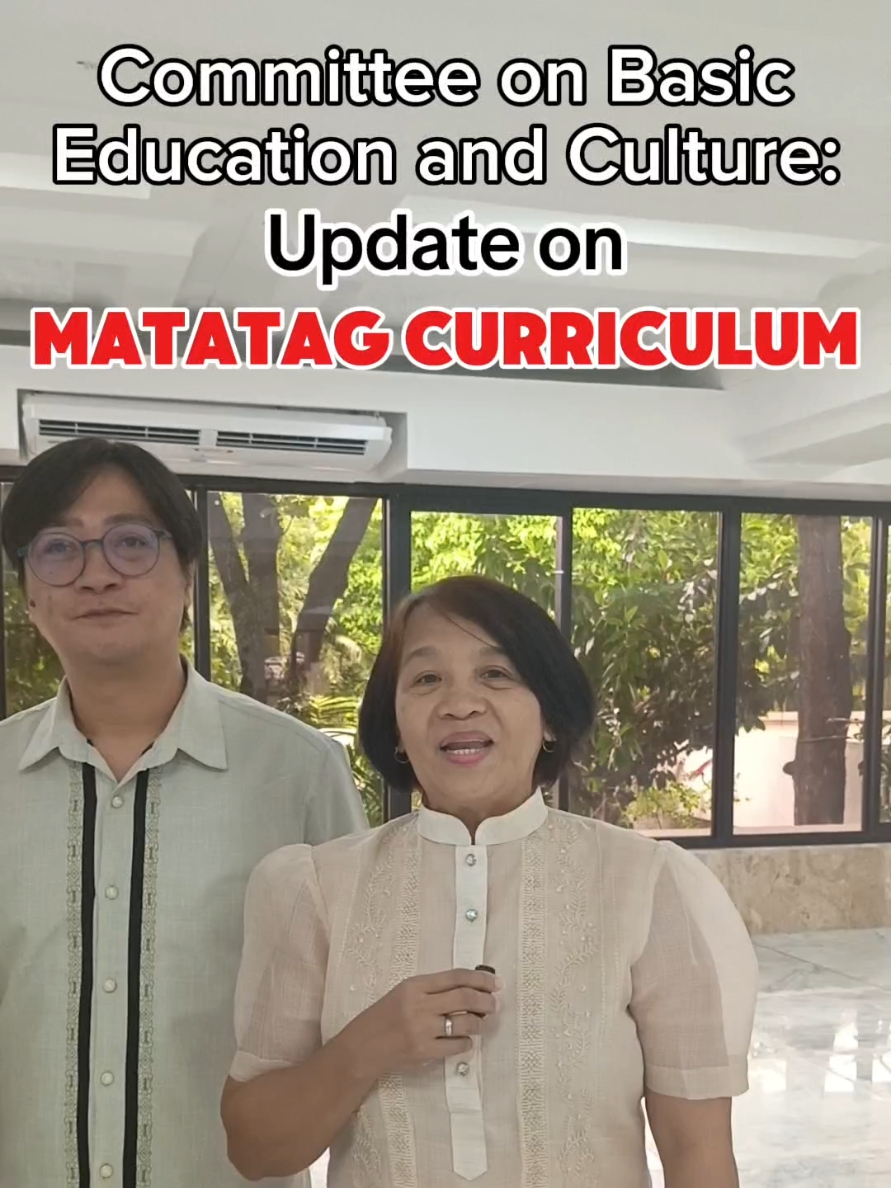 UPDATE ON MATATAG CURRICULUM 🗣️📢 Kaninang umaga ay binagsakan ng mga puna sa House Committee on Basic Education and Culture ang Department of Education (DepEd) ukol sa implementasyon ng MATATAG Curriculum. Pahayag ng mga guro sa komite ay pangunahing problema ngayon sa kani-kanilang eskwelahan ang implementasyon nito ngayong balik eskwela. Bilang tugon, nagsabi ang DepEd na magsasagawa sila ng mga pagbabago, isa na rito ang load ng mga guro. #BalikEskwela  #MATATAG 