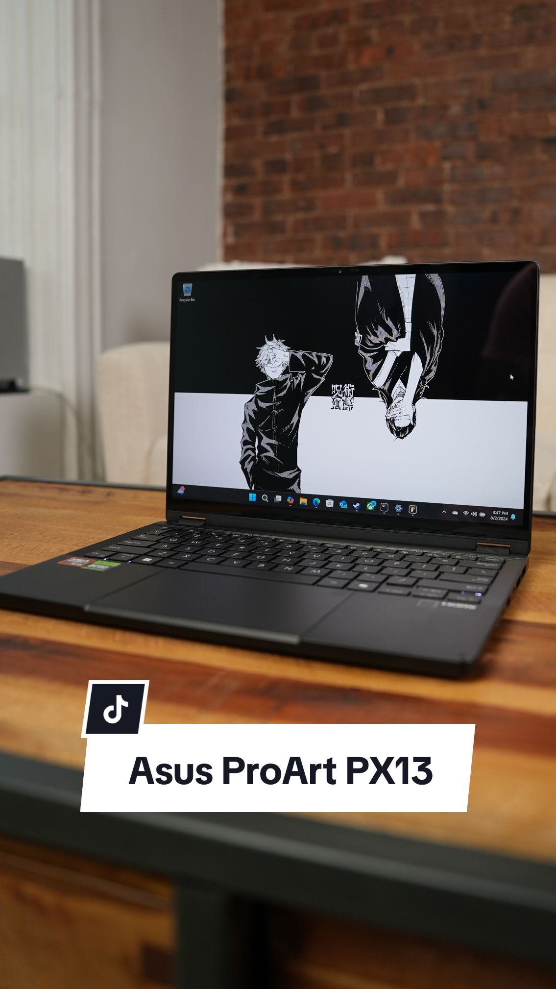 The new #asus ProArt PX13 is currently my best Laptop of the year. Why? * 13 inch 3k 100% DCPI OLED * #AMD #Ryzen AI 9HX 370 *50TOPS NPU performance  *32GB Ram *1TB storage *RTX 4050/4060 *73whr battery Price: $1,699  It's a good year for PCs 😁 #amdryzen #ryzenai #asusproart #unboxing #unboxingvideo #foryou #booredatwork 