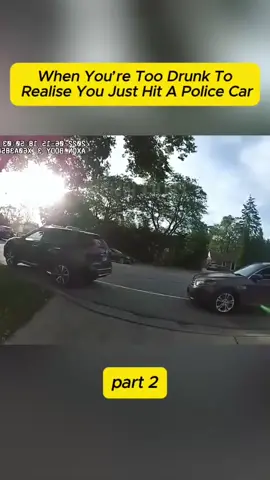 When You’re Too Drunk To Realise You Just Hit A Police Car #cops #copsontiktok #copstiktok #police #policeofficer #policeoftiktok #bodycam #news #crime #truecrimetiktok