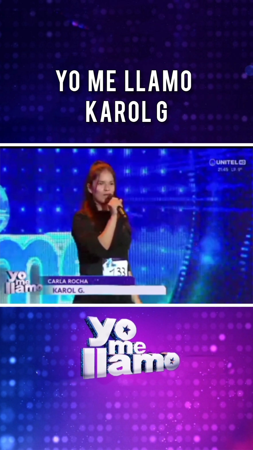 Karol G en Yo me llamo casting Bolivia