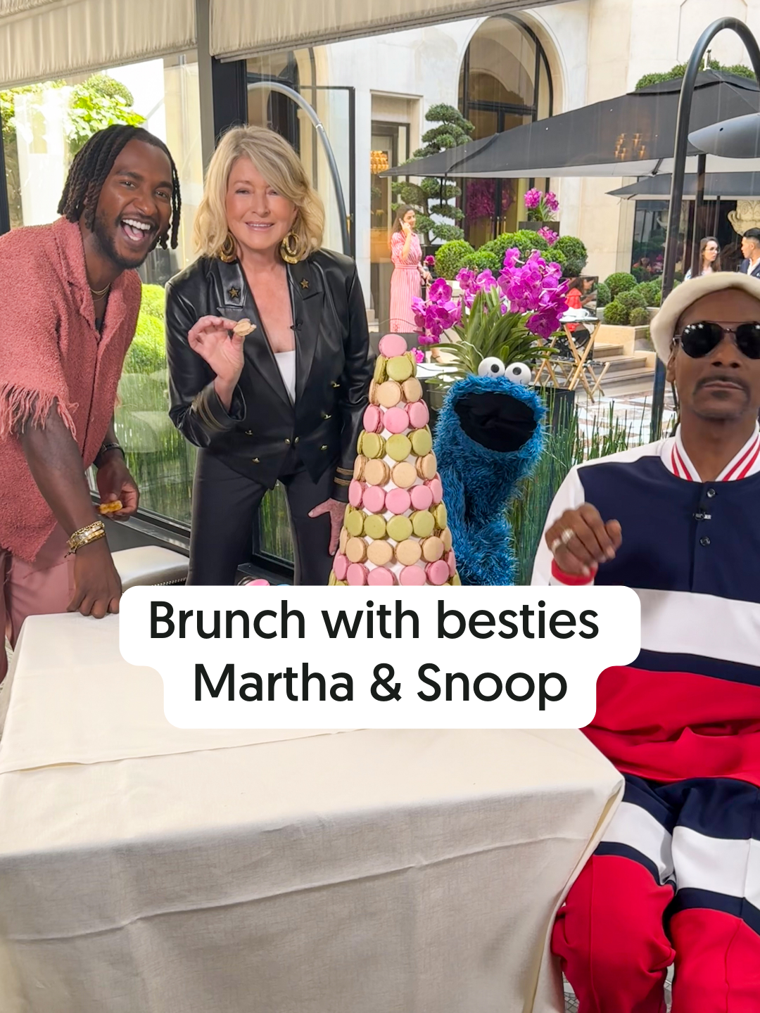 A true bestie will give it to you one minute then love on you the next. I want to brunch with @marthastewart and @snoopdogg every weekend! Meanwhile, can we give it up to Snoop for his incredible job at #TeamUSA ambassador?! #snoop #snoopdogg #marthastewart #parisolympics