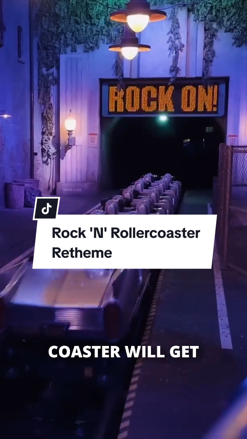 What do you think Rock 'N' Rollercoaster should get re-themed to? #waltdisneyworld #disneyworld #d23 #rocknrollercoaster #themepark  #distok 